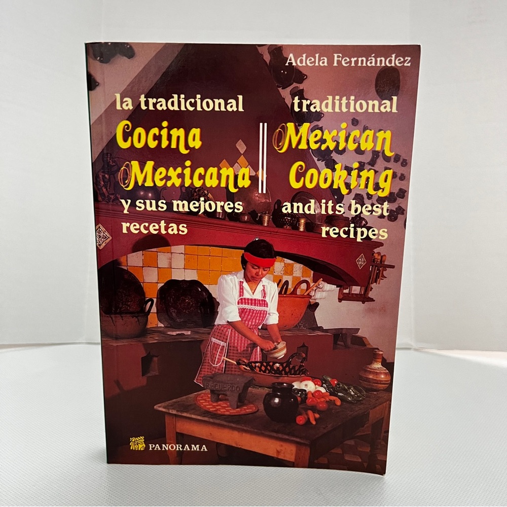 Adela Fernández Traditional Mexican Cooking Cookbook - Brown Cover